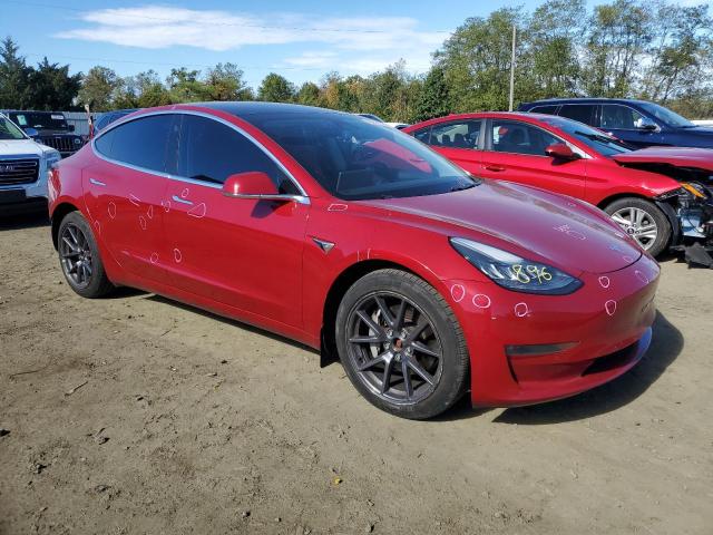 5YJ3E1EB5KF452416 - 2019 TESLA MODEL 3 红色 照片 4