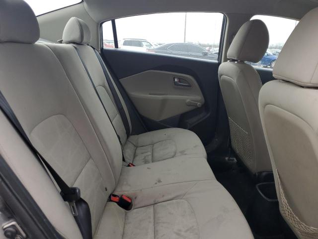 KNADM4A34E6379625 - 2014 KIA RIO LX BLACK photo 10