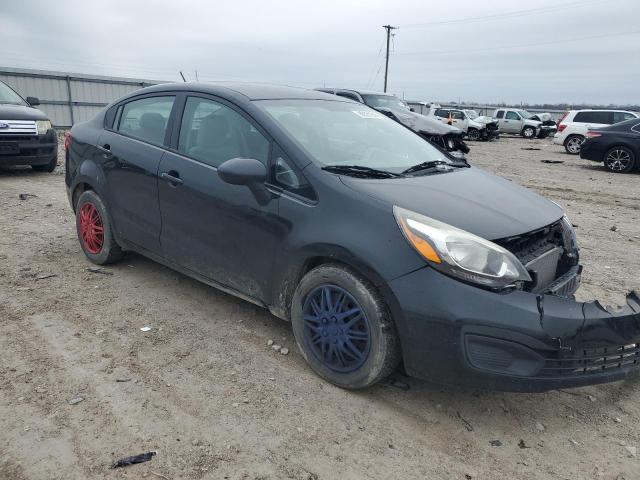 KNADM4A34E6379625 - 2014 KIA RIO LX BLACK photo 4