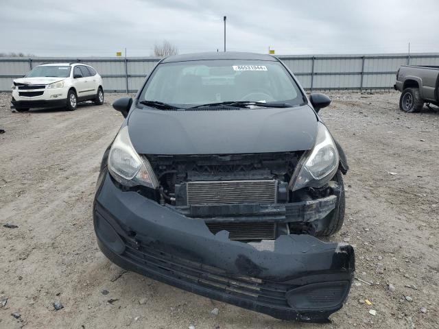 KNADM4A34E6379625 - 2014 KIA RIO LX BLACK photo 5