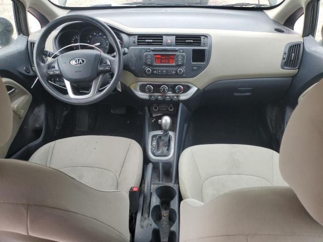 KNADM4A34E6379625 - 2014 KIA RIO LX BLACK photo 8