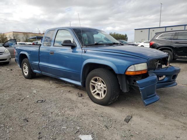 1D7HL32X83S239199 - 2003 DODGE DAKOTA SPORT BLUE photo 4