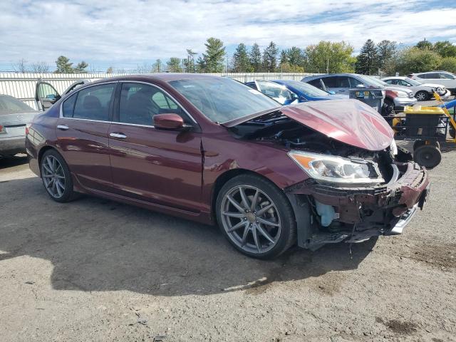 1HGCR2F55HA000049 - 2017 HONDA ACCORD SPORT Каштановый фото 4