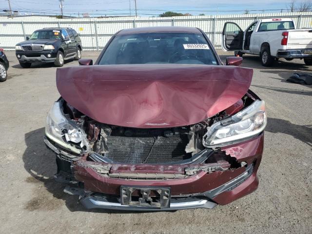 1HGCR2F55HA000049 - 2017 HONDA ACCORD SPORT Каштановый фото 5