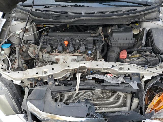 19XFB2F89CE031031 - 2012 HONDA CIVIC EX SILVER photo 11
