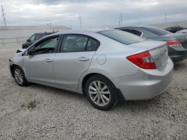 19XFB2F89CE031031 - 2012 HONDA CIVIC EX SILVER photo 2