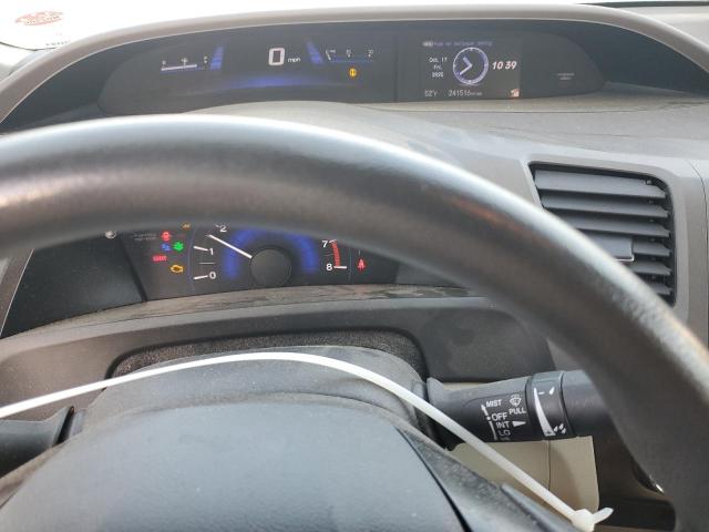 19XFB2F89CE031031 - 2012 HONDA CIVIC EX SILVER photo 9