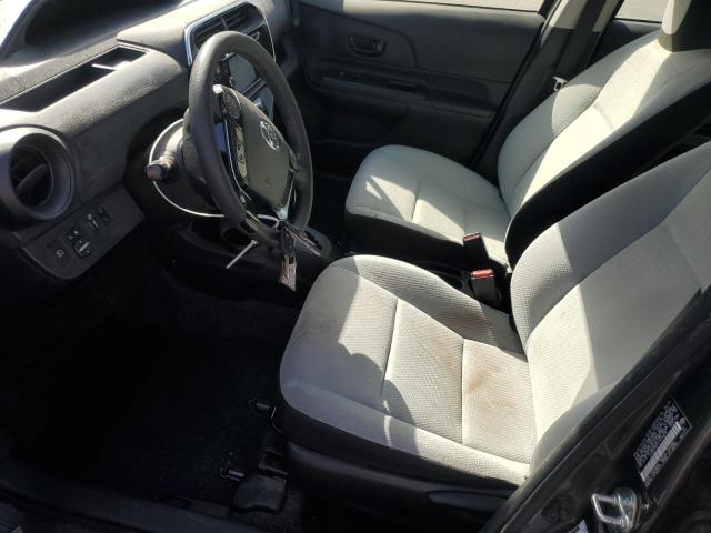 JTDKDTB37J1616604 - 2018 TOYOTA PRIUS C GRAY photo 7