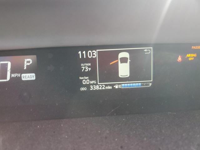 JTDKDTB37J1616604 - 2018 TOYOTA PRIUS C GRAY photo 9