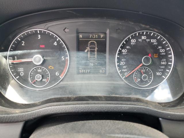 1VWBN7A33EC068937 - 2014 VOLKSWAGEN PASSAT SE Արծաթագույն լուսանկար 9