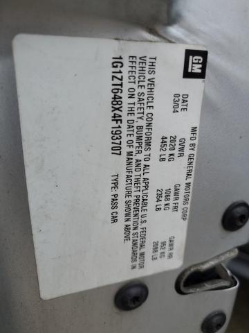 1G1ZT648X4F193707 - 2004 CHEVROLET MALIBU MAXX LS 银色 照片 13