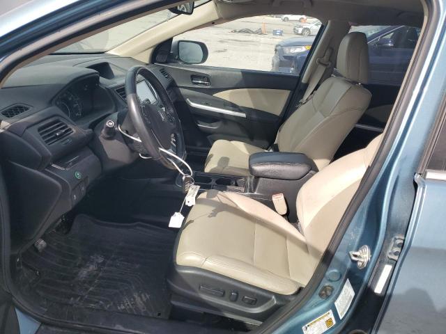 5J6RM4H73GL090462 - 2016 HONDA CR-V EXL Көк фото 7