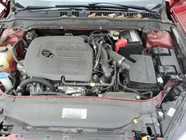 3FA6P0HD8ER140100 - 2014 FORD FUSION SE RED photo 11