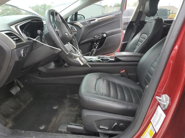 3FA6P0HD8ER140100 - 2014 FORD FUSION SE RED photo 7
