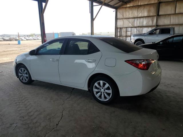 5YFBURHE3EP154328 - 2014 TOYOTA COROLLA L WHITE photo 2