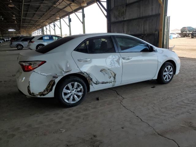 5YFBURHE3EP154328 - 2014 TOYOTA COROLLA L WHITE photo 3