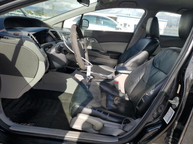 19XFB2F58CE308712 - 2012 HONDA CIVIC LX Սև լուսանկար 7