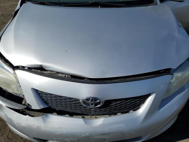 2T1BU4EE5AC385863 - 2010 TOYOTA COROLLA BASE ვერცხლისფერი ფოტო 11