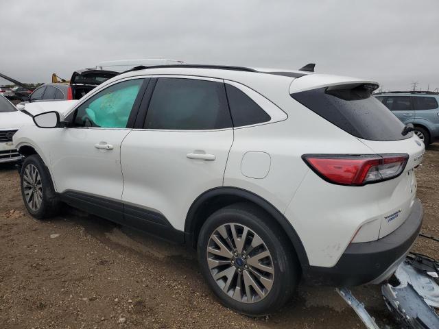 1FMCU9J92NUA38652 - 2022 FORD ESCAPE TITANIUM WHITE photo 2