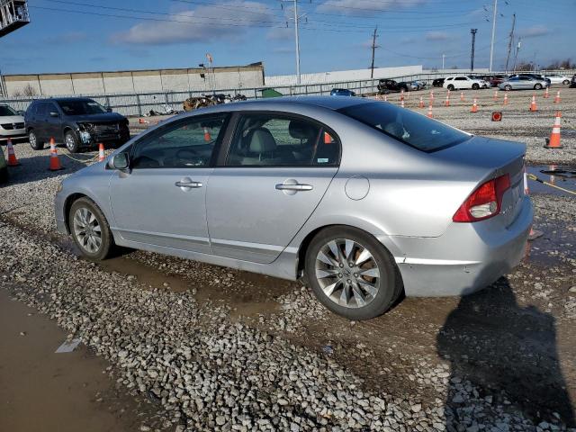 19XFA16969E025928 - 2009 HONDA CIVIC EXL ვერცხლისფერი ფოტო 2