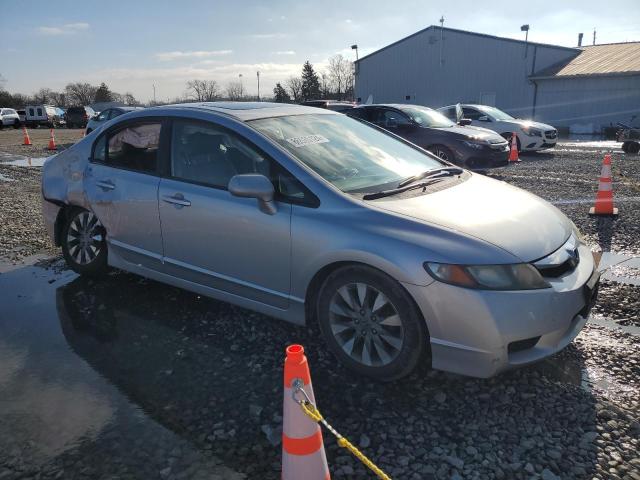 19XFA16969E025928 - 2009 HONDA CIVIC EXL ვერცხლისფერი ფოტო 4