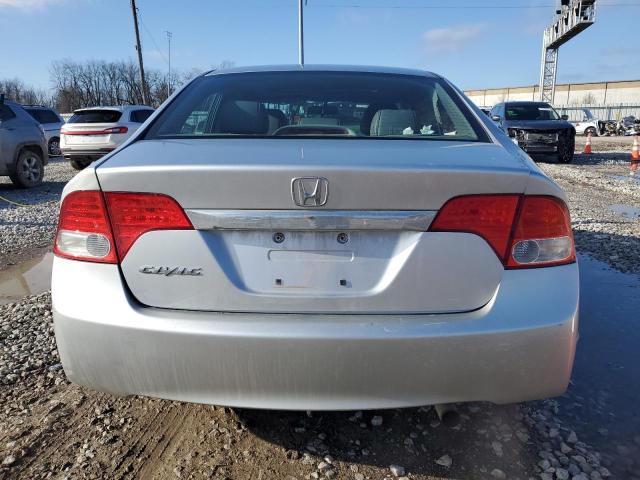 19XFA16969E025928 - 2009 HONDA CIVIC EXL ვერცხლისფერი ფოტო 6