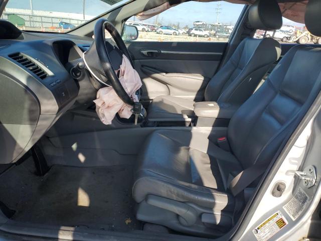 19XFA16969E025928 - 2009 HONDA CIVIC EXL ვერცხლისფერი ფოტო 7