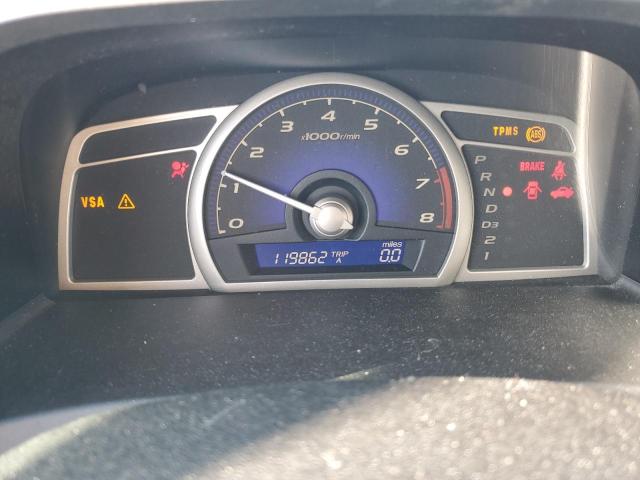 19XFA16969E025928 - 2009 HONDA CIVIC EXL ვერცხლისფერი ფოტო 9