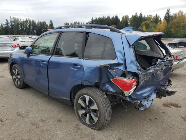 JF2SJAGC6JH530277 - 2018 SUBARU FORESTER 2.5I PREMIUM BLUE photo 2