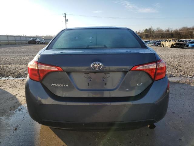 2T1BURHE3HC928971 - 2017 TOYOTA COROLLA L GRAY photo 6