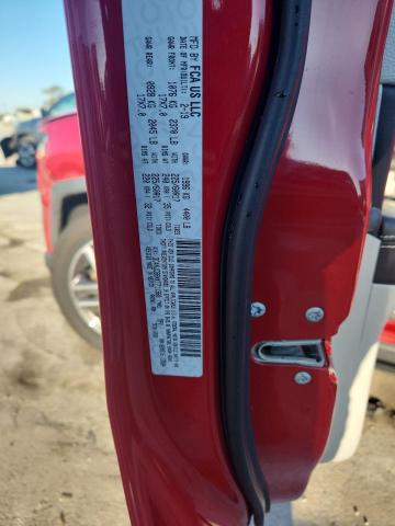 3C4NJCBBXKT711360 - 2019 JEEP COMPASS LATITUDE წითელი ფოტო 12