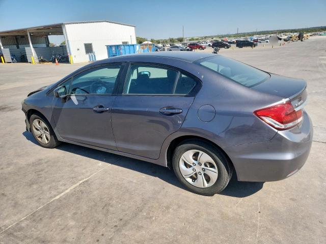 19XFB2F55EE032153 - 2014 HONDA CIVIC LX GRAY photo 2