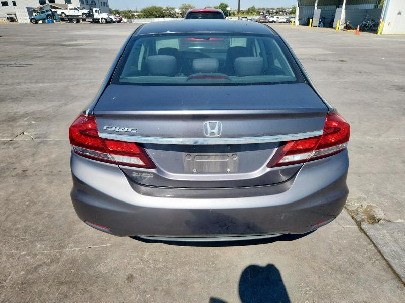 19XFB2F55EE032153 - 2014 HONDA CIVIC LX GRAY photo 6