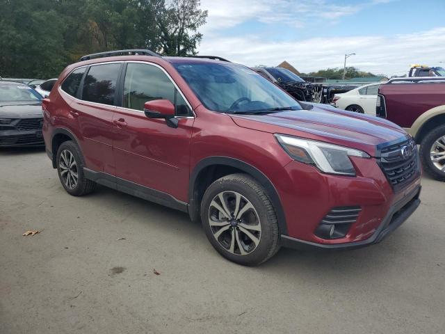JF2SKAPC3NH522124 - 2022 SUBARU FORESTER LIMITED წითელი ფოტო 4