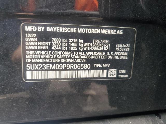 5UX23EM09P9R06580 - 2023 BMW X7 XDRIVE40I CHARCOAL photo 13