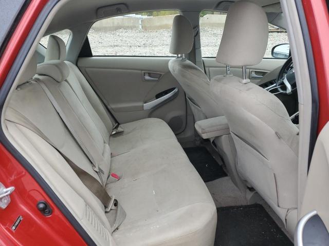 JTDKN3DUXA0115134 - 2010 TOYOTA PRIUS RED photo 10