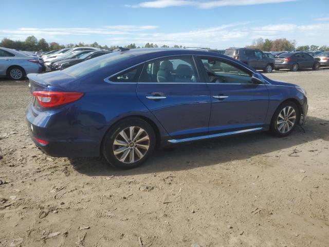 5NPE34AF0GH319676 - 2016 HYUNDAI SONATA SPORT BLUE photo 3