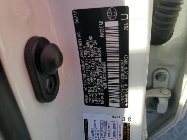 NMTKHMBX0JR020409 - 2018 TOYOTA C-HR XLE 白色 照片 12