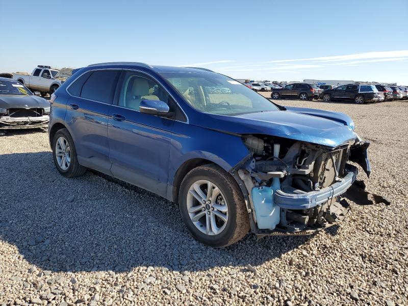 2FMPK3J91LBA26757 - 2020 FORD EDGE SEL Niebieski zdjęcie 4