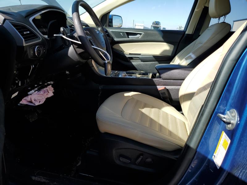 2FMPK3J91LBA26757 - 2020 FORD EDGE SEL Niebieski zdjęcie 7