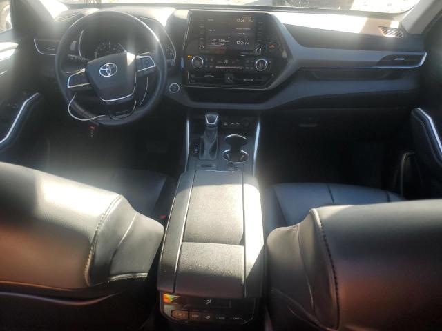 5TDGZRBH0MS153878 - 2021 TOYOTA HIGHLANDER XLE BLUE photo 8