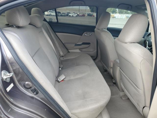 19XFB2F5XCE311787 - 2012 HONDA CIVIC LX ნაცრისფერი ფოტო 10