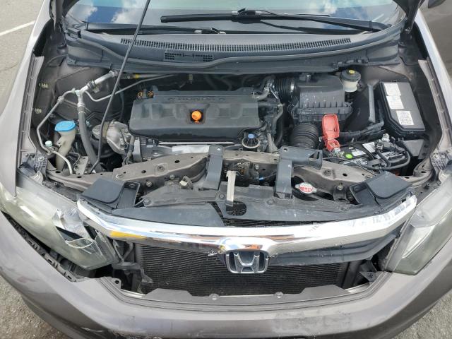19XFB2F5XCE311787 - 2012 HONDA CIVIC LX ნაცრისფერი ფოტო 11