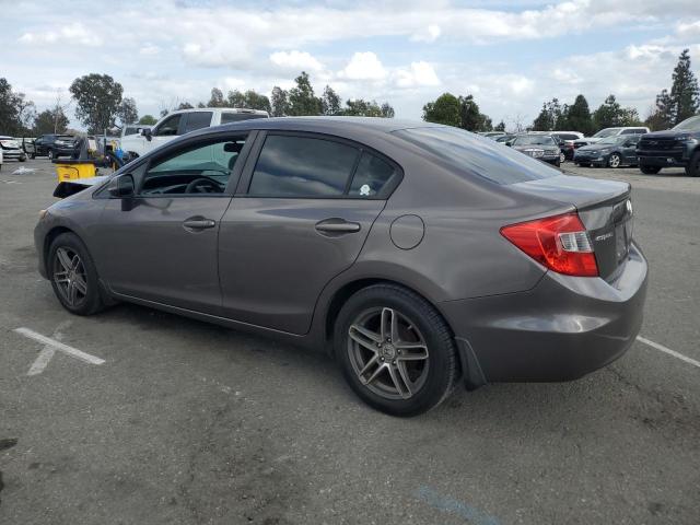 19XFB2F5XCE311787 - 2012 HONDA CIVIC LX ნაცრისფერი ფოტო 2