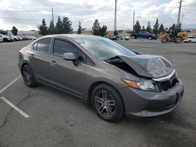 19XFB2F5XCE311787 - 2012 HONDA CIVIC LX ნაცრისფერი ფოტო 4