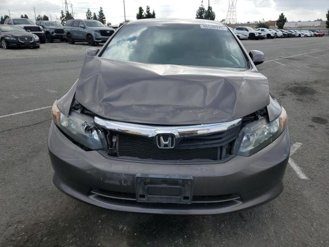 19XFB2F5XCE311787 - 2012 HONDA CIVIC LX ნაცრისფერი ფოტო 5