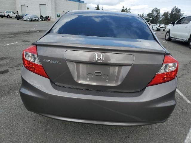 19XFB2F5XCE311787 - 2012 HONDA CIVIC LX ნაცრისფერი ფოტო 6