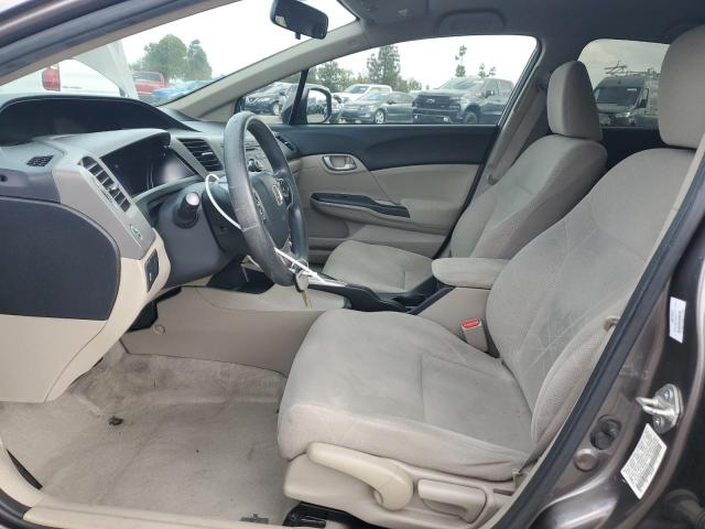 19XFB2F5XCE311787 - 2012 HONDA CIVIC LX ნაცრისფერი ფოტო 7