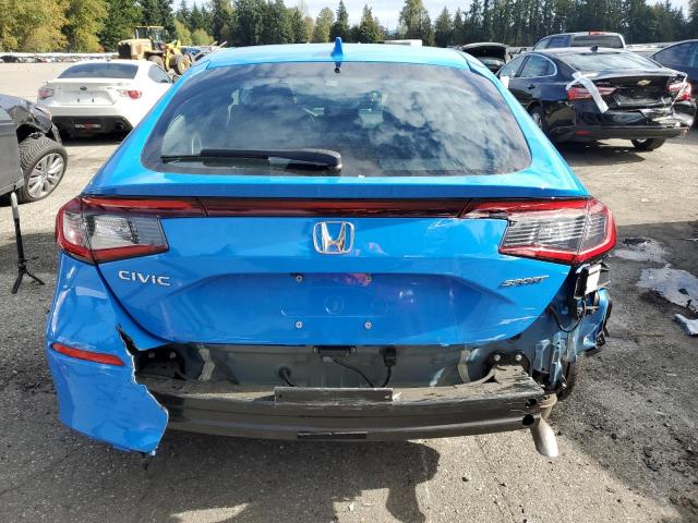 19XFL2H8XSE015705 - 2025 HONDA CIVIC SPORT BLUE photo 6