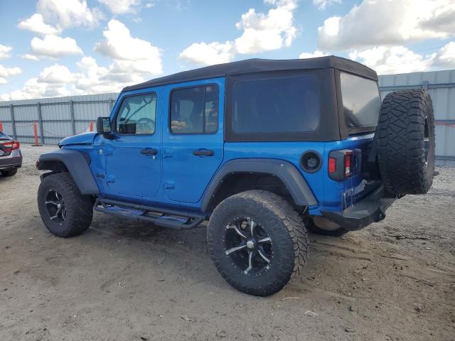 1C4HJXDN6MW652784 - 2021 JEEP WRANGLER U SPORT 蓝色 照片 3